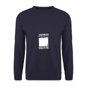 38ème anniversaire Né 1986 Cadeau d’anniversaire - Sweat-shirt Unisexe - marine - Devant - Alina (178cm) & Michal (187cm)