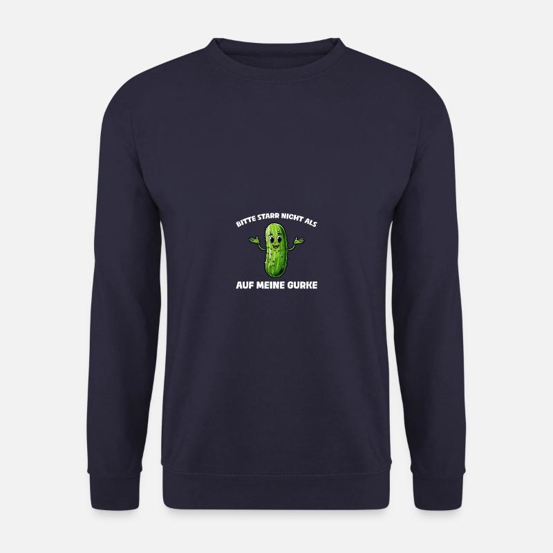 Meine Gurke Lustige Gurke Pickle Gurkenliebhaber - Unisex Pullover - Navy