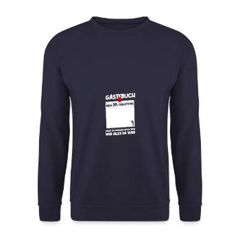 39e anniversaire Né en 1986 Cadeau d’anniversaire - Sweat-shirt Unisexe - marine - Devant - Alina (178cm) & Michal (187cm)
