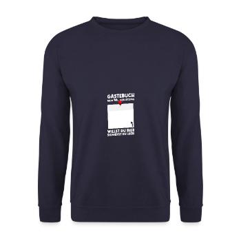 46ème anniversaire Né 1979 Cadeau d’anniversaire - Sweat-shirt Unisexe - marine - Devant - Alina (178cm) & Michal (187cm)