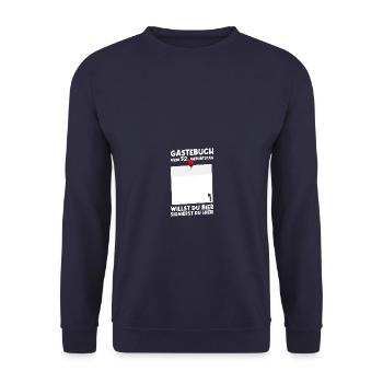 52nd Birthday Born 1973 Birthday Gift - Unisex Sweatshirt - navy - Front - Alina (178cm) & Michal (187cm)