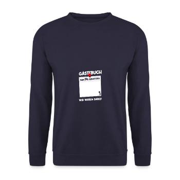 54th Birthday Born 1971 Birthday Gift - Unisex Sweatshirt - navy - Front - Alina (178cm) & Michal (187cm)