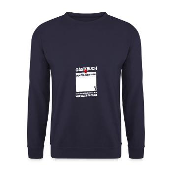 54th Birthday Born 1971 Birthday Gift - Unisex Sweatshirt - navy - Front - Alina (178cm) & Michal (187cm)