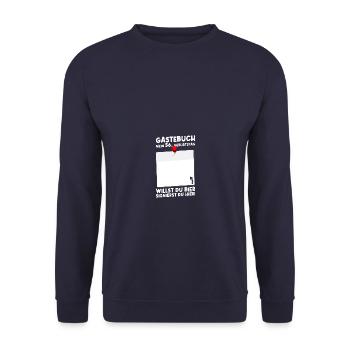 56e anniversaire Né en 1969 Cadeau d’anniversaire - Sweat-shirt Unisexe - marine - Devant - Alina (178cm) & Michal (187cm)