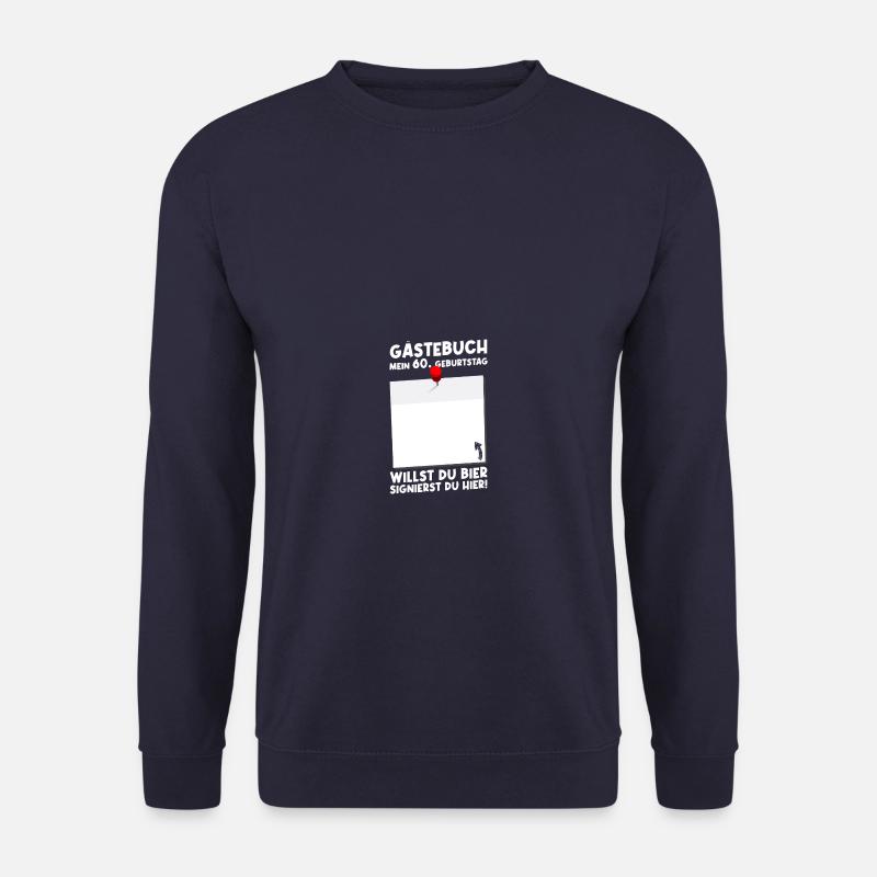 60. Geburtstag Geboren 1965 Geburtstagsgeschenk - Unisex Pullover - Navy