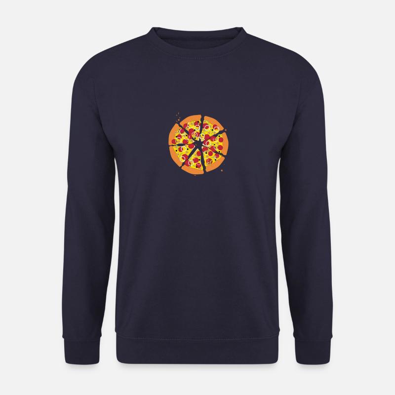 Pizza - Unisex Sweatshirt - navy