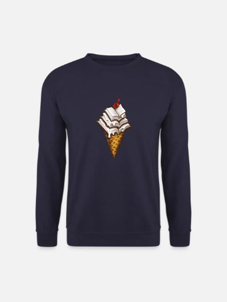 Ice Cream Books - Unisex Sweatshirt - navy