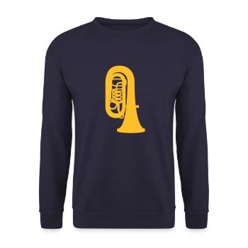 Tuba - Unisex Pullover - Navy - Vorne - Alina (178cm) & Michal (187cm)