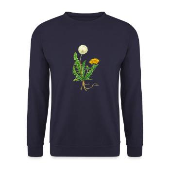 Pissenlit - Sweat-shirt Unisexe - marine - Devant - Alina (178cm) & Michal (187cm)