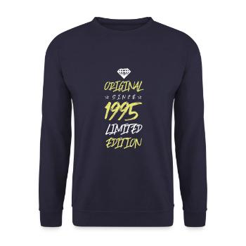 1995 limited edition - Unisex Pullover - Navy - Vorne - Alina (178cm) & Michal (187cm)