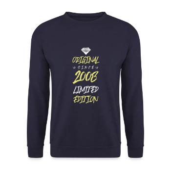 2008 limited edition - Unisex Pullover - Navy - Vorne - Alina (178cm) & Michal (187cm)