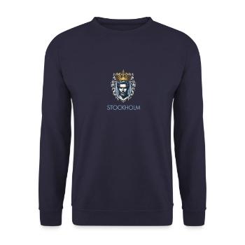 Stockholm - Unisex Pullover - Navy - Vorne - Alina (178cm) & Michal (187cm)