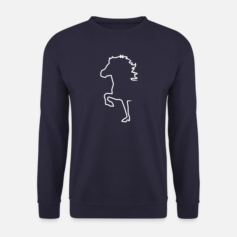 Islandpferd Silhouette - Unisex Pullover - Navy