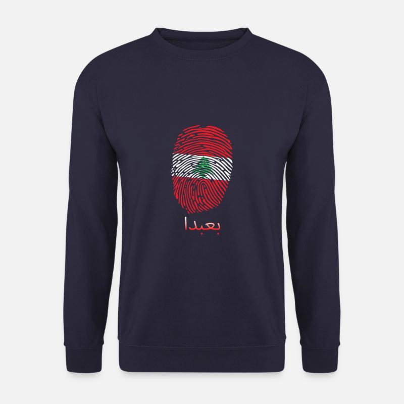 BAABDA Liban Liban Libanais Libanais - Sweat-shirt Unisexe - marine