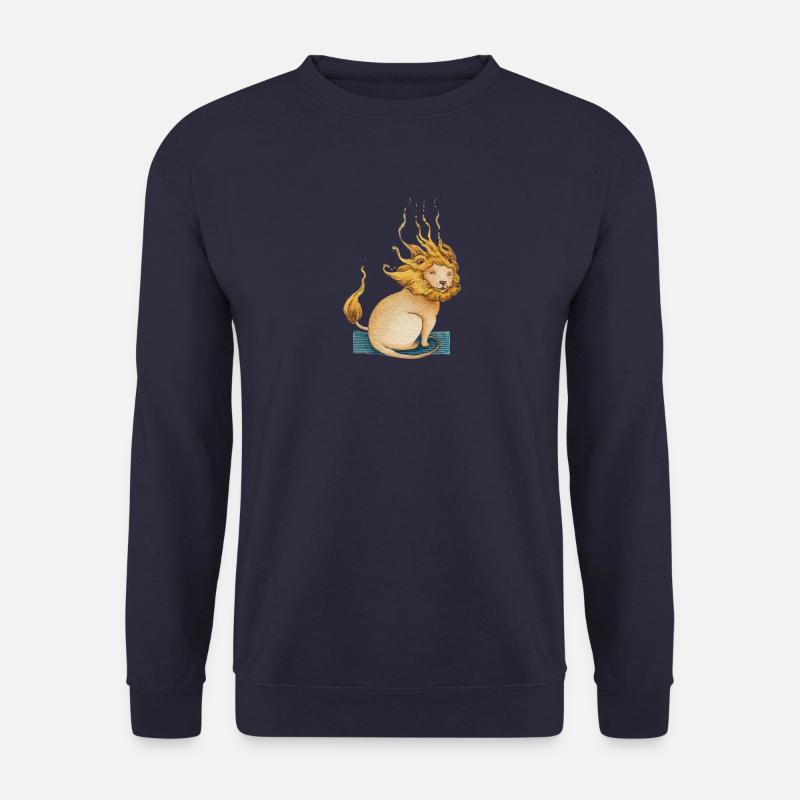 Flame - Unisex Pullover - Navy