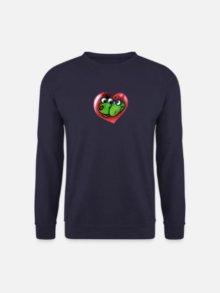 Poldi und Pummelzacken von HALLO SPENCER - Unisex Pullover - Navy
