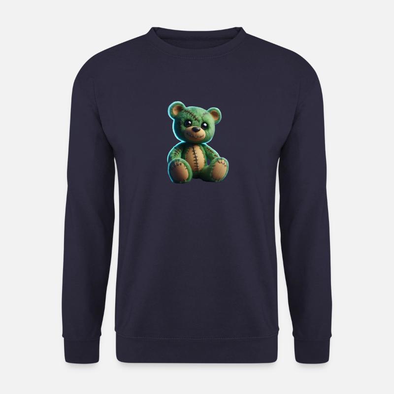 Zombi Bear - Unisex Pullover - Navy