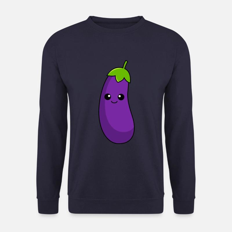 Aubergine Comic - Unisex Pullover - Navy