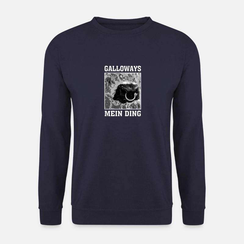 galloways / galloway / Rinder / Schottland - Unisex Pullover - Navy