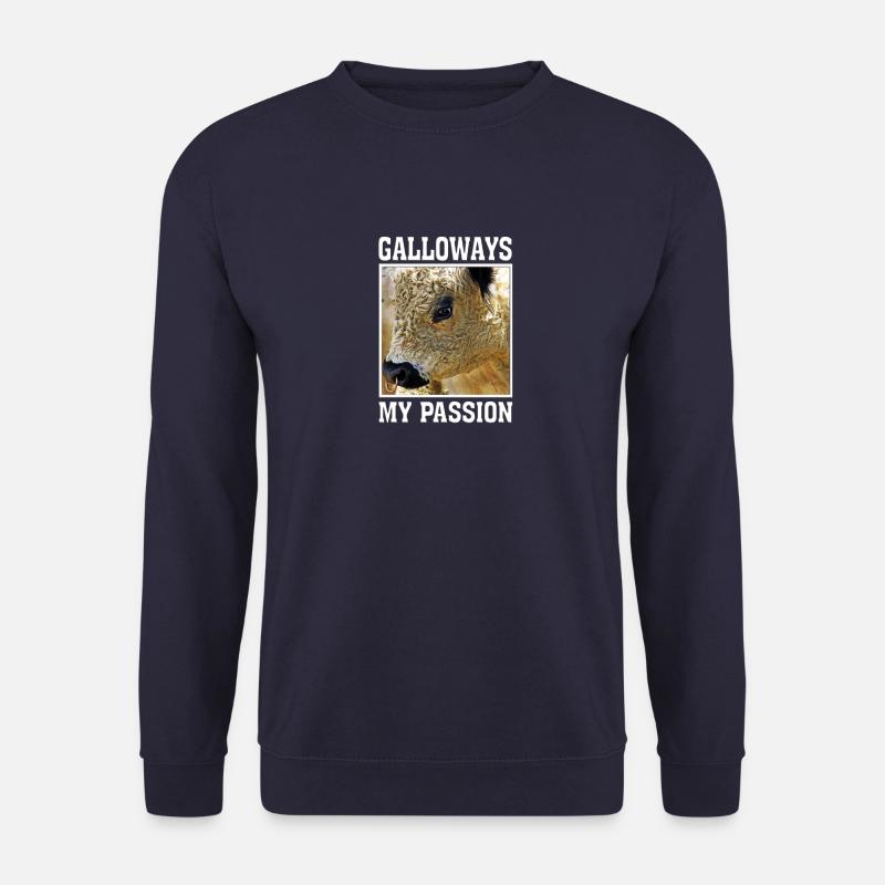 galloway / galloways / schottland / passion - Unisex Pullover - Navy