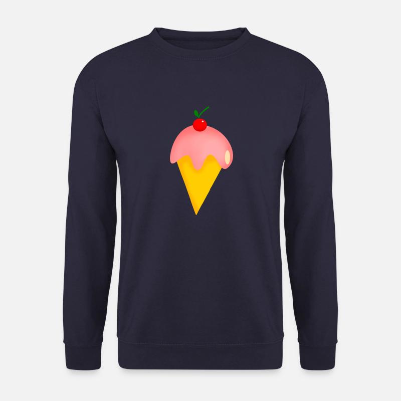 ERDBEERKIRSCH-EISCREME - Unisex Pullover - Navy