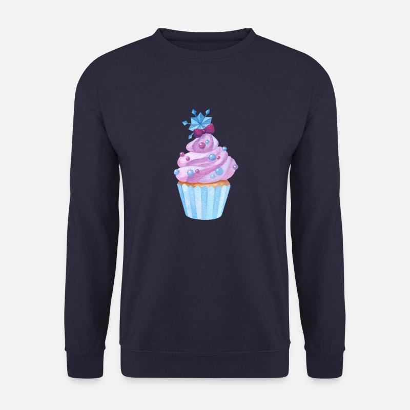 Cupcake Süßigkeiten - Unisex Pullover - Navy