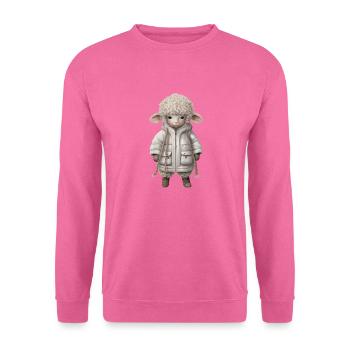 Wooly Lamb T-Shirt: Kuscheliger Komfort trifft auf Style - Unisex Pullover - Pink - Vorne
