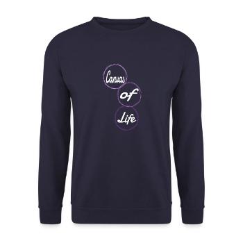 funny sayings expression awesome gift idea geek - Unisex Sweatshirt - navy - Front - Alina (178cm) & Michal (187cm)