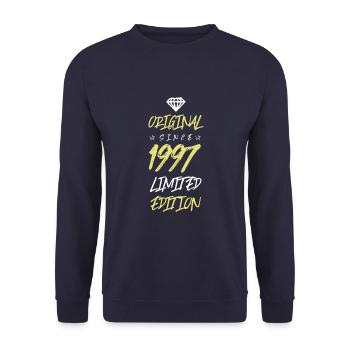 1997 limited edition - Unisex Pullover - Navy - Vorne - Alina (178cm) & Michal (187cm)