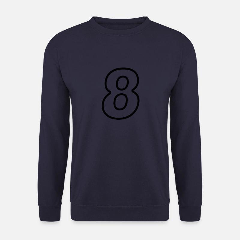 Eight - Unisex Sweatshirt - navy
