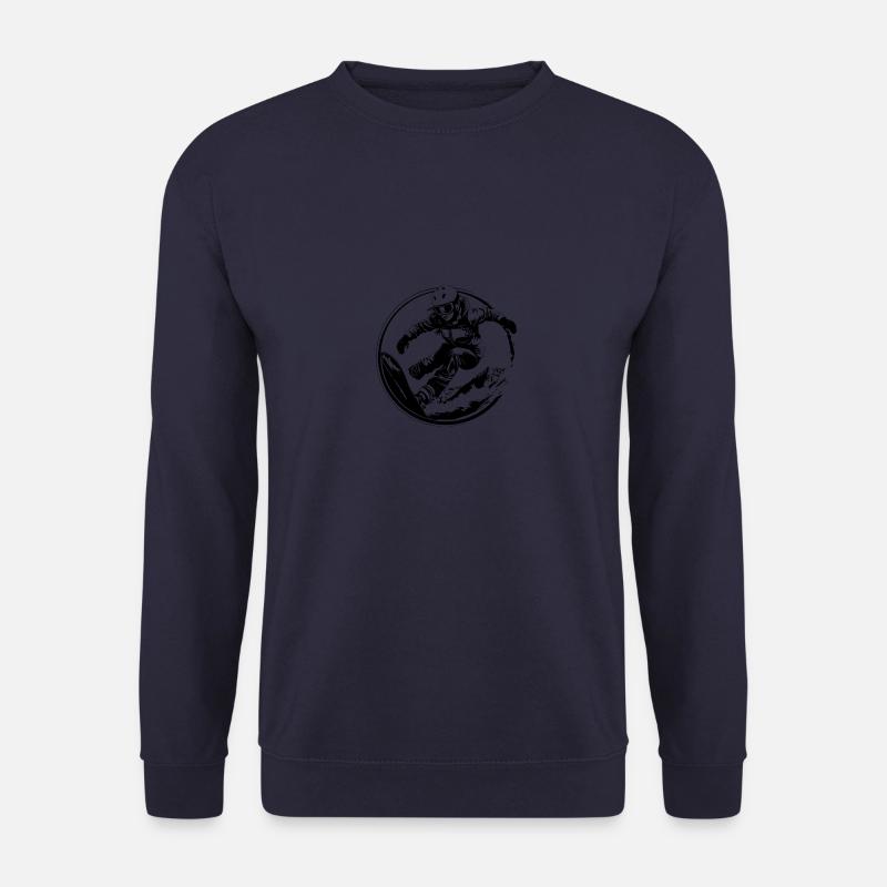 Snowboarder Silhouette - Unisex Sweatshirt - navy