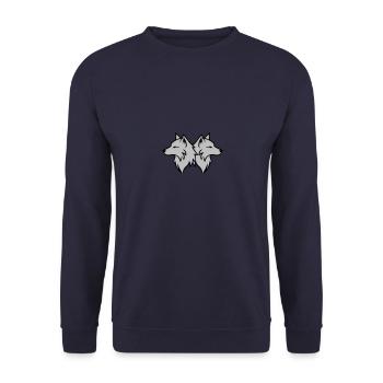 Wolf Team Pack - Unisex Sweatshirt - navy - Front - Alina (178cm) & Michal (187cm)
