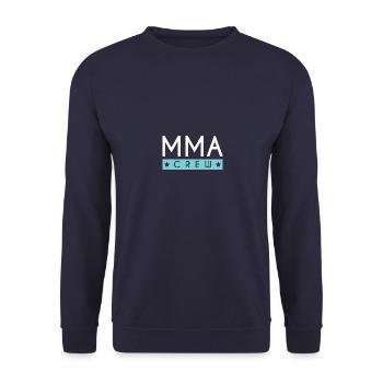Mma Crew - Unisex Pullover - Navy - Vorne - Alina (178cm) & Michal (187cm)