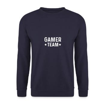 Équipe de joueurs - Sweat-shirt Unisexe - marine - Devant - Alina (178cm) & Michal (187cm)
