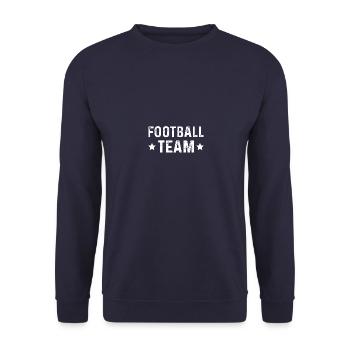 Équipe de football - Sweat-shirt Unisexe - marine - Devant - Alina (178cm) & Michal (187cm)