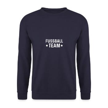 Équipe de football - Sweat-shirt Unisexe - marine - Devant - Alina (178cm) & Michal (187cm)