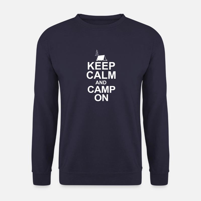 zelten Camping - Unisex Pullover - Navy