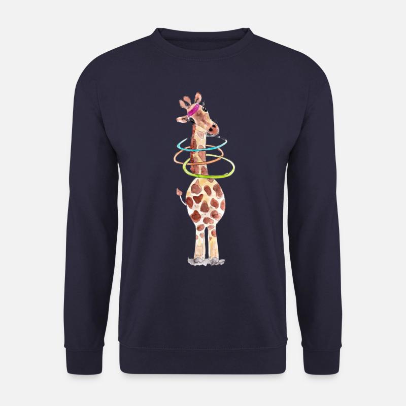 Hula giraffe - Unisex Sweatshirt - navy