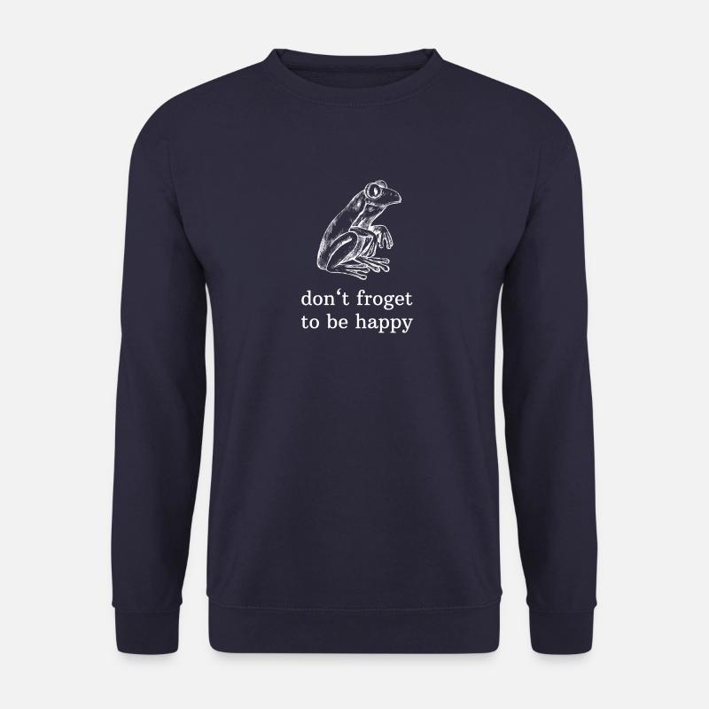 Frosch lustiger Spruch - Unisex Pullover - Navy