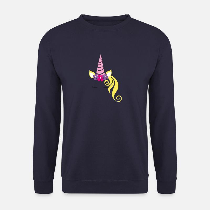 licorne, licorne - Sweat-shirt Unisexe - marine