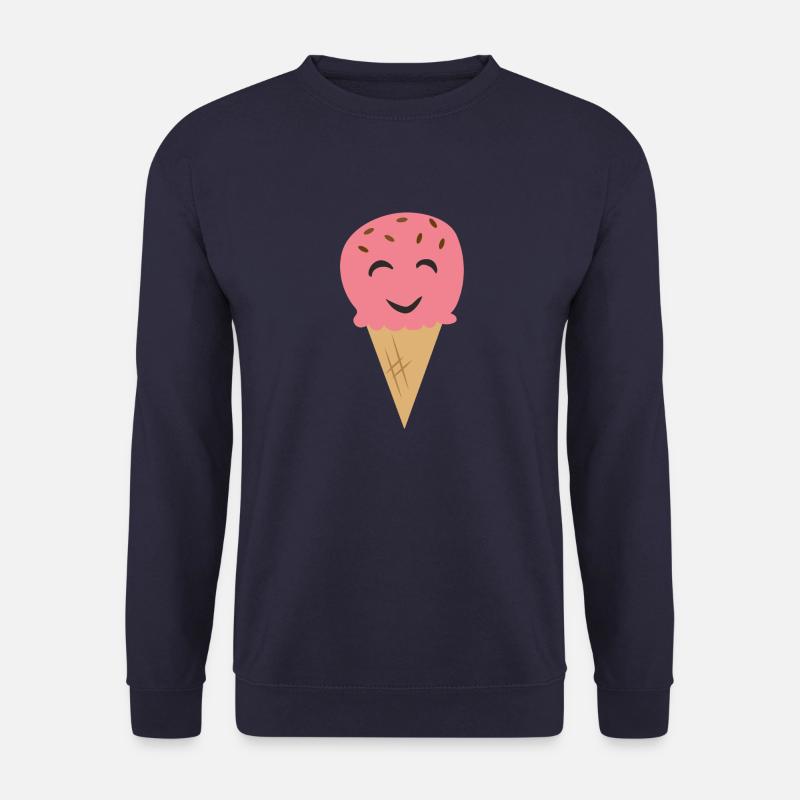 Pink icecream - Unisex Pullover - Navy