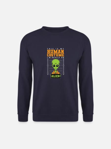 Strangeology Cryptids Society Cryptozoology - Unisex Sweatshirt - navy
