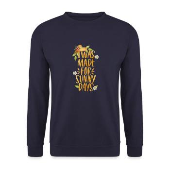 20230114 115142 0000 - Unisex Pullover - Navy - Vorne - Alina (178cm) & Michal (187cm)