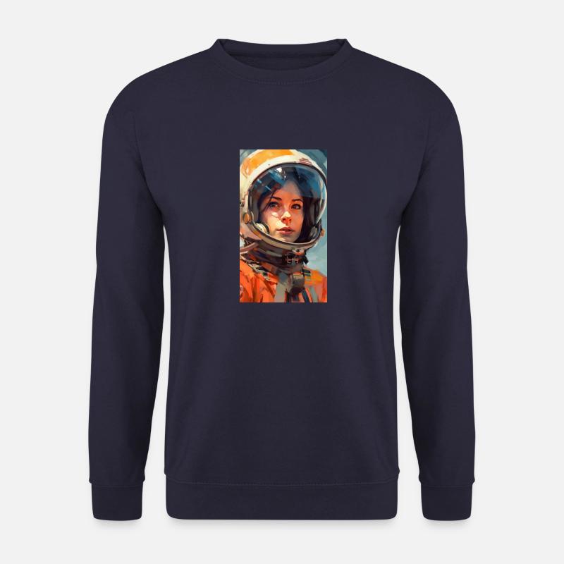 Space Girl - Unisex Pullover - Navy