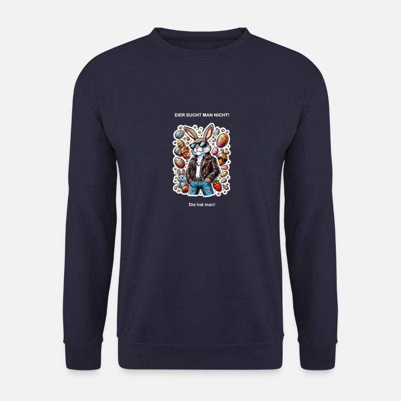 Osterhase hat Eier - Unisex Pullover - Navy