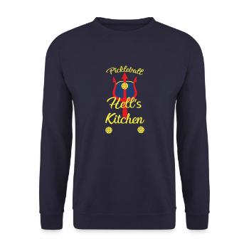 Cauchemar de cuisine de pickleball - Sweat-shirt Unisexe - marine - Devant - Alina (178cm) & Michal (187cm)