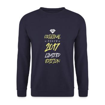 Édition limitée 2017 - Sweat-shirt Unisexe - marine - Devant - Alina (178cm) & Michal (187cm)