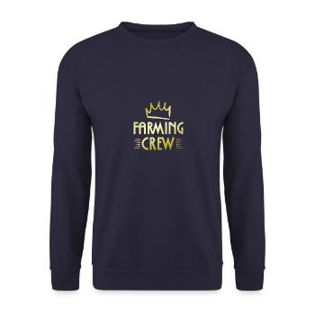 Farming Crew - Unisex Pullover - Navy - Vorne - Alina (178cm) & Michal (187cm)