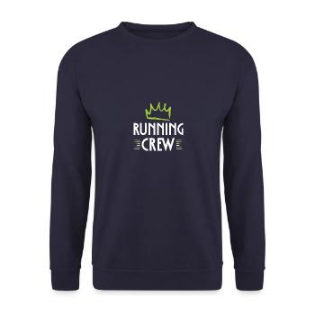Équipe de course - Sweat-shirt Unisexe - marine - Devant - Alina (178cm) & Michal (187cm)