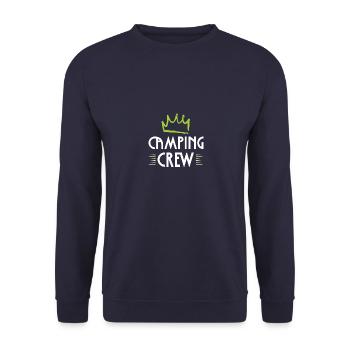 Équipe de camping - Sweat-shirt Unisexe - marine - Devant - Alina (178cm) & Michal (187cm)